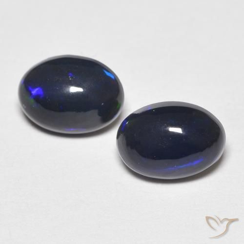 0.97ctw Naturel Multicolore Opale, ovale, Opaque