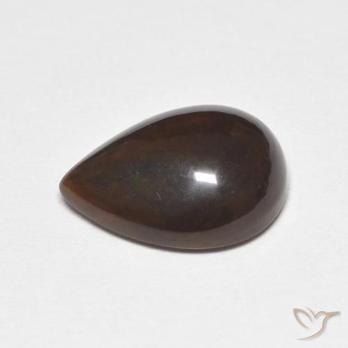 Opale Multicolore naturelle En forme de poire, 2.40 ct, Opaque