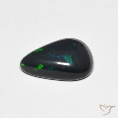 Opale Multicolore naturelle En forme de poire, 1.21 ct, Opaque