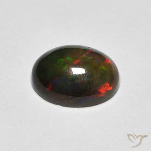 Opale Multicolore naturelle ovale, 1.25 ct, Opaque