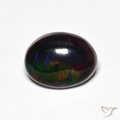 0.97ct Naturel Multicolore Opale, ovale, Opaque