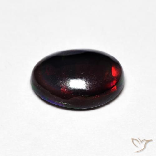 Opale Multicolore naturelle ovale, 0.97 ct, Opaque