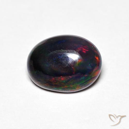 0.61ct Naturel Multicolore Opale, ovale, Opaque