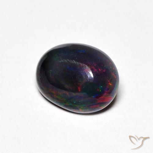 Opale Multicolore naturelle ovale, 0.61 ct, Opaque