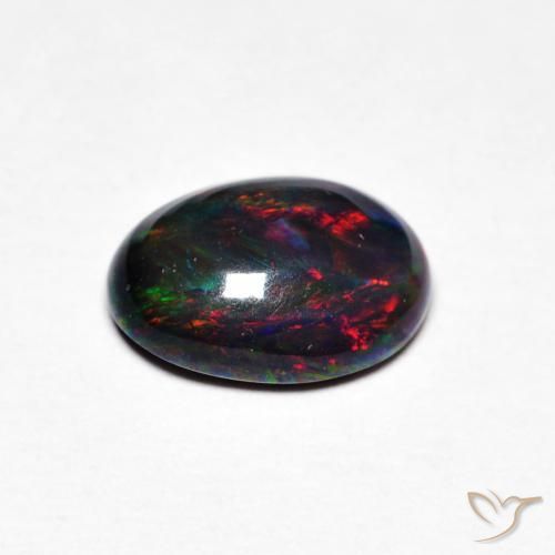 Opale Multicolore naturelle ovale, 0.61 ct, Opaque