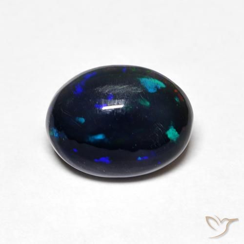 0.99ct Naturel Multicolore Opale, ovale, Opaque