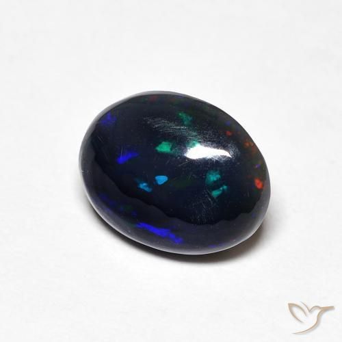 Opale Multicolore naturelle ovale, 0.99 ct, Opaque