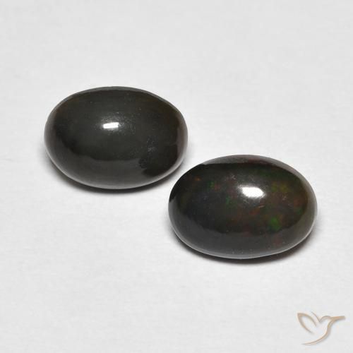 0.92ctw Naturel Multicolore Opale, ovale, Opaque