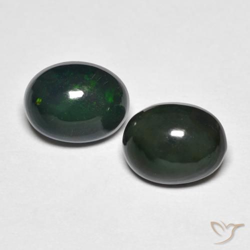 2.48ctw Naturel Multicolore Opale, ovale, Opaque