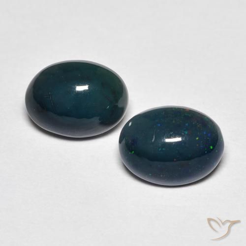 1.36ctw Naturel Multicolore Opale, ovale, Opaque
