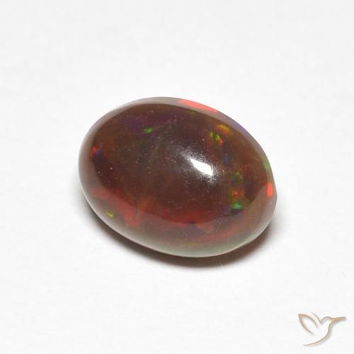 Opale Multicolore naturelle ovale, 1.10 ct, Opaque