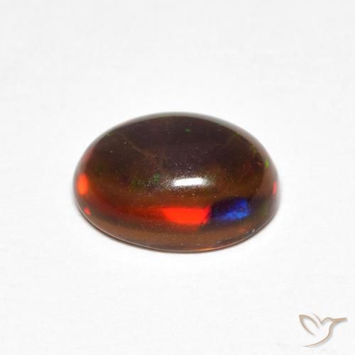 Opale Multicolore naturelle ovale, 1.10 ct, Opaque