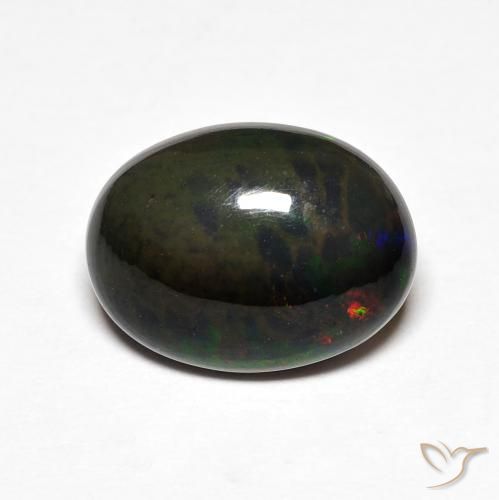 2.45ct Naturel Multicolore Opale, ovale, Opaque