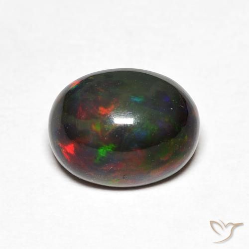 1.40ct Naturel Multicolore Opale, ovale, Opaque