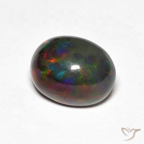 Opale Multicolore naturelle ovale, 1.40 ct, Opaque