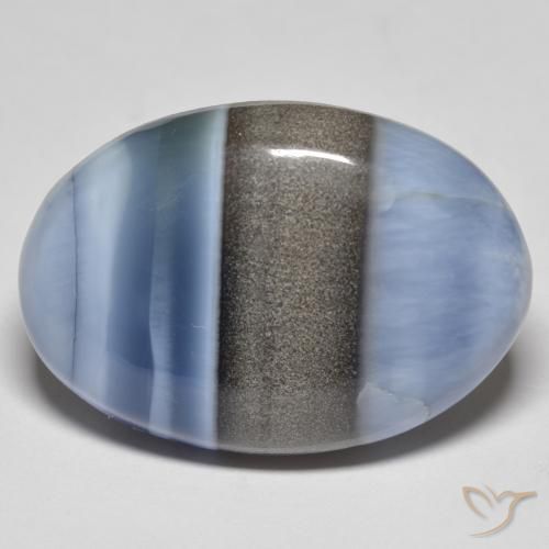 28.42ct Naturel Multicolore Opale, ovale, Opaque