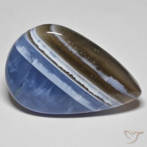 Opale Multicolore naturelle En forme de poire, 48.08 ct, Opaque
