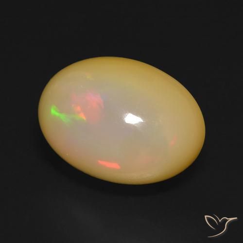 5.52ct Naturel Multicolore Opale, ovale, Translucide