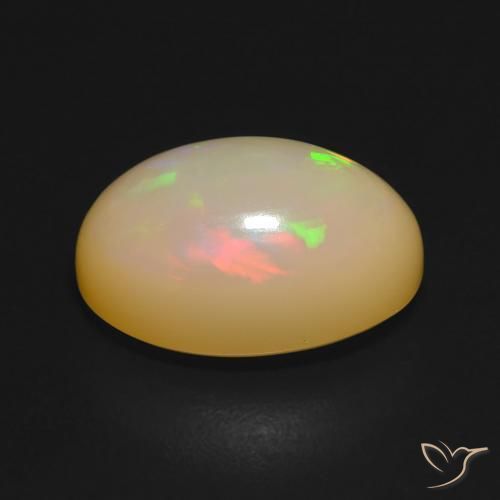 Opale Multicolore naturelle ovale, 5.52 ct, Translucide