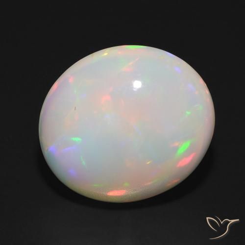 5.95ct Naturel Multicolore Opale, ovale, Translucide