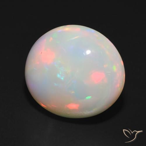 Opale Multicolore naturelle ovale, 5.95 ct, Translucide