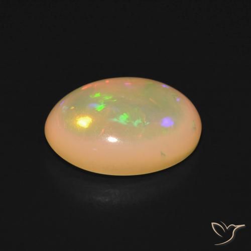 Opale Multicolore naturelle ovale, 2.58 ct, Translucide