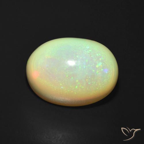 5.11ct Naturel Multicolore Opale, ovale, Translucide