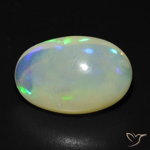 3.33ct Naturel Multicolore Opale, ovale, Transparent