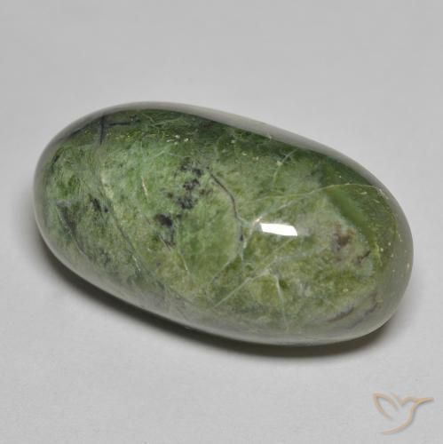 Opale Vert terreux naturelle ovale, 22.64 ct, Opaque