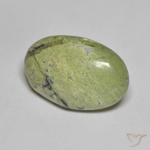 7.29ct Naturel Vert moyen Opale, ovale, Opaque
