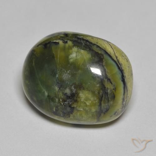 Opale Forêt verte naturelle ovale, 12.72 ct, Opaque