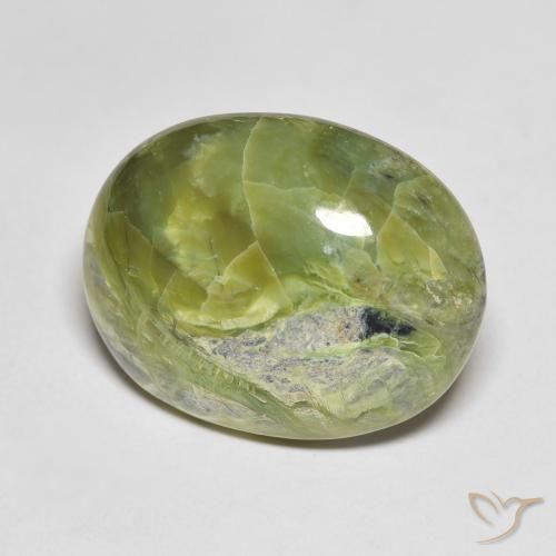 Opale Vert terre naturelle ovale, 11.93 ct, Opaque