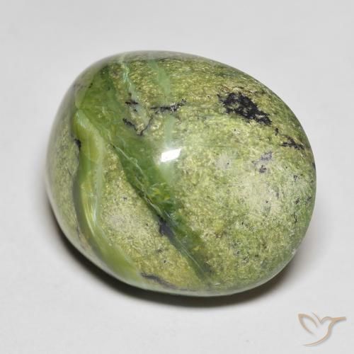 Opale Vert terre naturelle ovale, 20.82 ct, Opaque