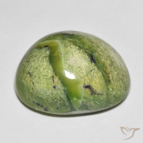 Opale Vert terre naturelle ovale, 20.82 ct, Opaque