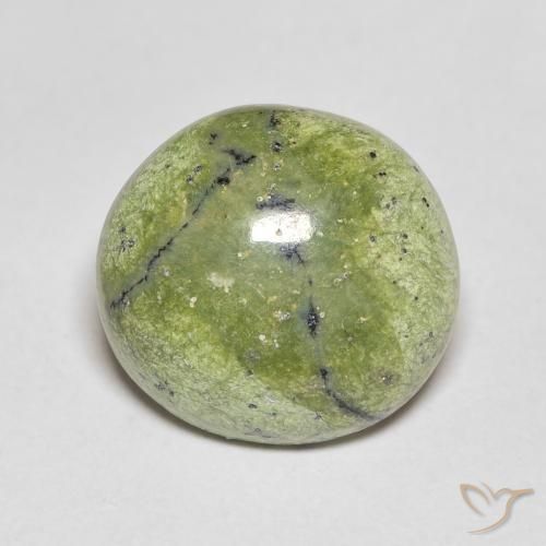 4.64ct Naturel Vert jaunâtre Opale, ovale, Opaque, Photo A