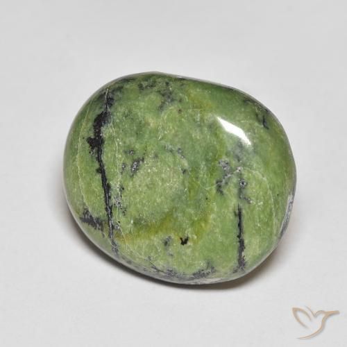 Opale Vert terre naturelle ovale, 8.14 ct, Opaque