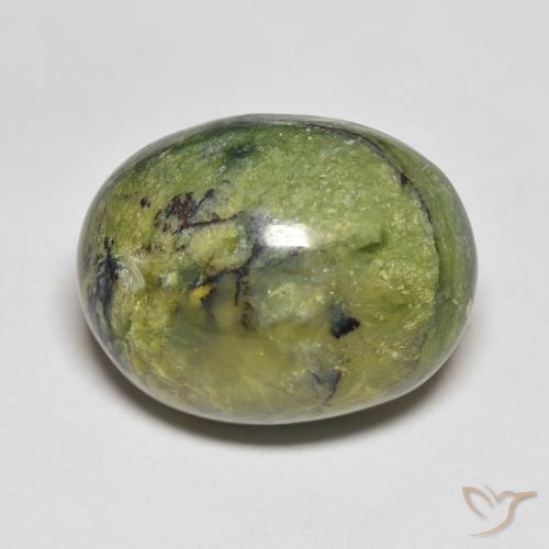 13.83ct Naturel Vert chaud Opale, ovale, Opaque