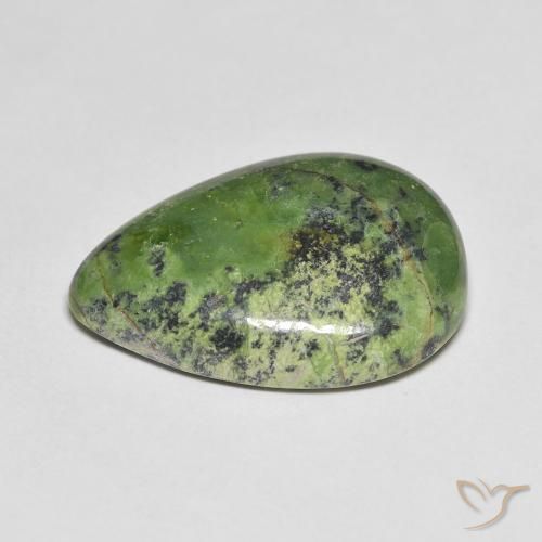 Opale Vert moyen naturelle En forme de poire, 8.62 ct, Opaque