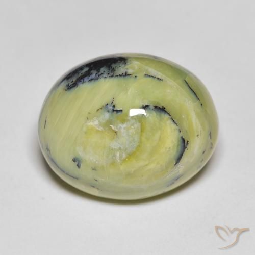 14.17ct Naturel Vert clair Opale, ovale, Opaque