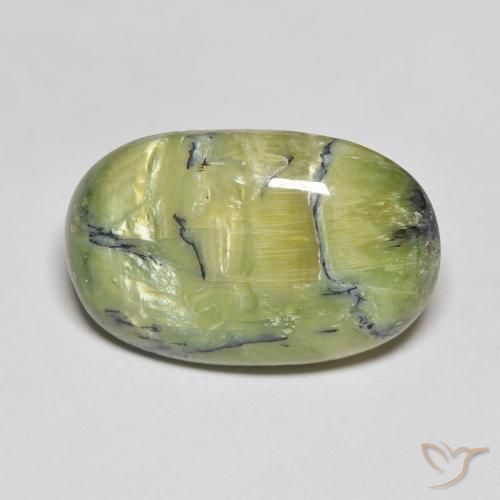 10.83ct Naturel Vert chaud Opale, ovale, Opaque