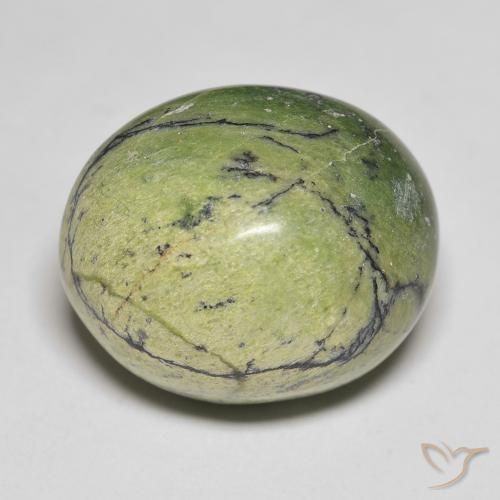 18.90ct Naturel Vert moyen Opale, ovale, Opaque