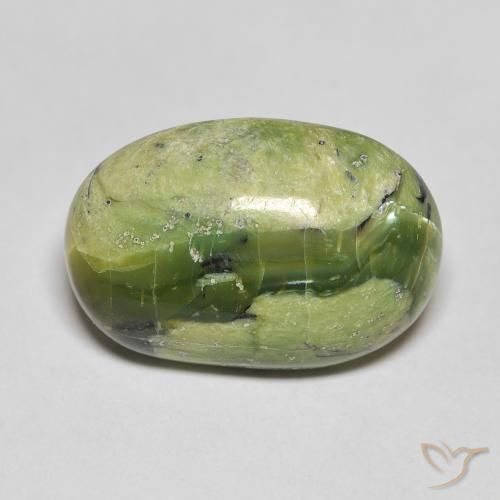 8.21ct Naturel Vert moyen Opale, ovale, Opaque