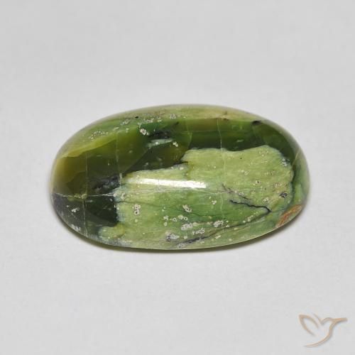 Opale Vert moyen naturelle ovale, 8.21 ct, Opaque