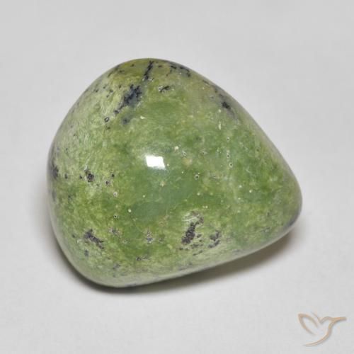 Opale Vert terreux naturelle En forme de poire, 9.03 ct, Opaque