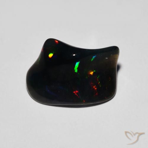2.51ct Naturel Multicolore Opale, Fantaisie, Translucide