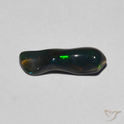 0.70ct Naturel Multicolore Opale, Fantaisie, Translucide