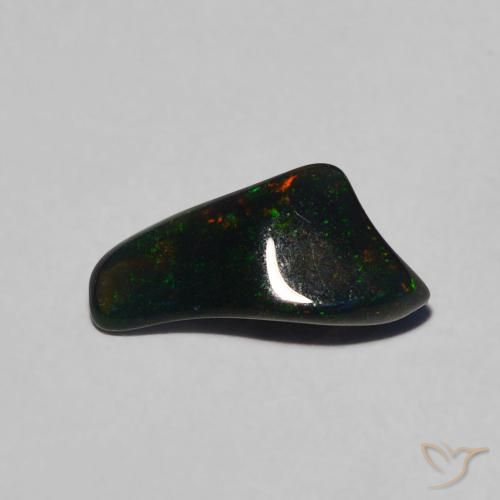 0.57ct Naturel Multicolore Opale, Fantaisie, Translucide