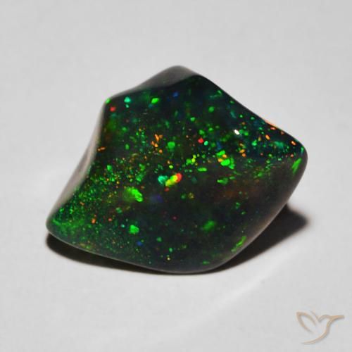 2.36ct Naturel Multicolore Opale, Fantaisie, Translucide