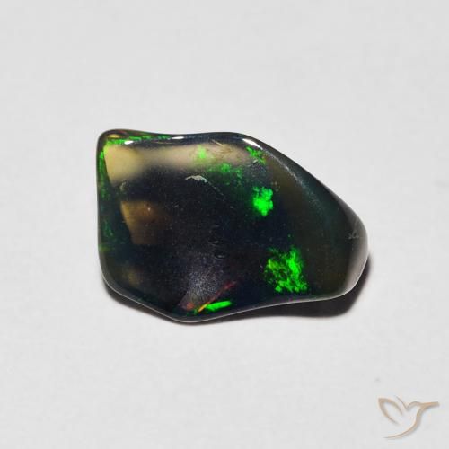 0.74ct Naturel Multicolore Opale, Fantaisie, Translucide, Photo A