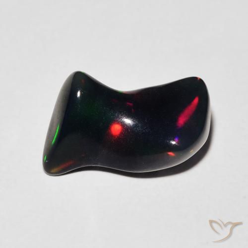 1.84ct Naturel Multicolore Opale, Fantaisie, Translucide, Photo A